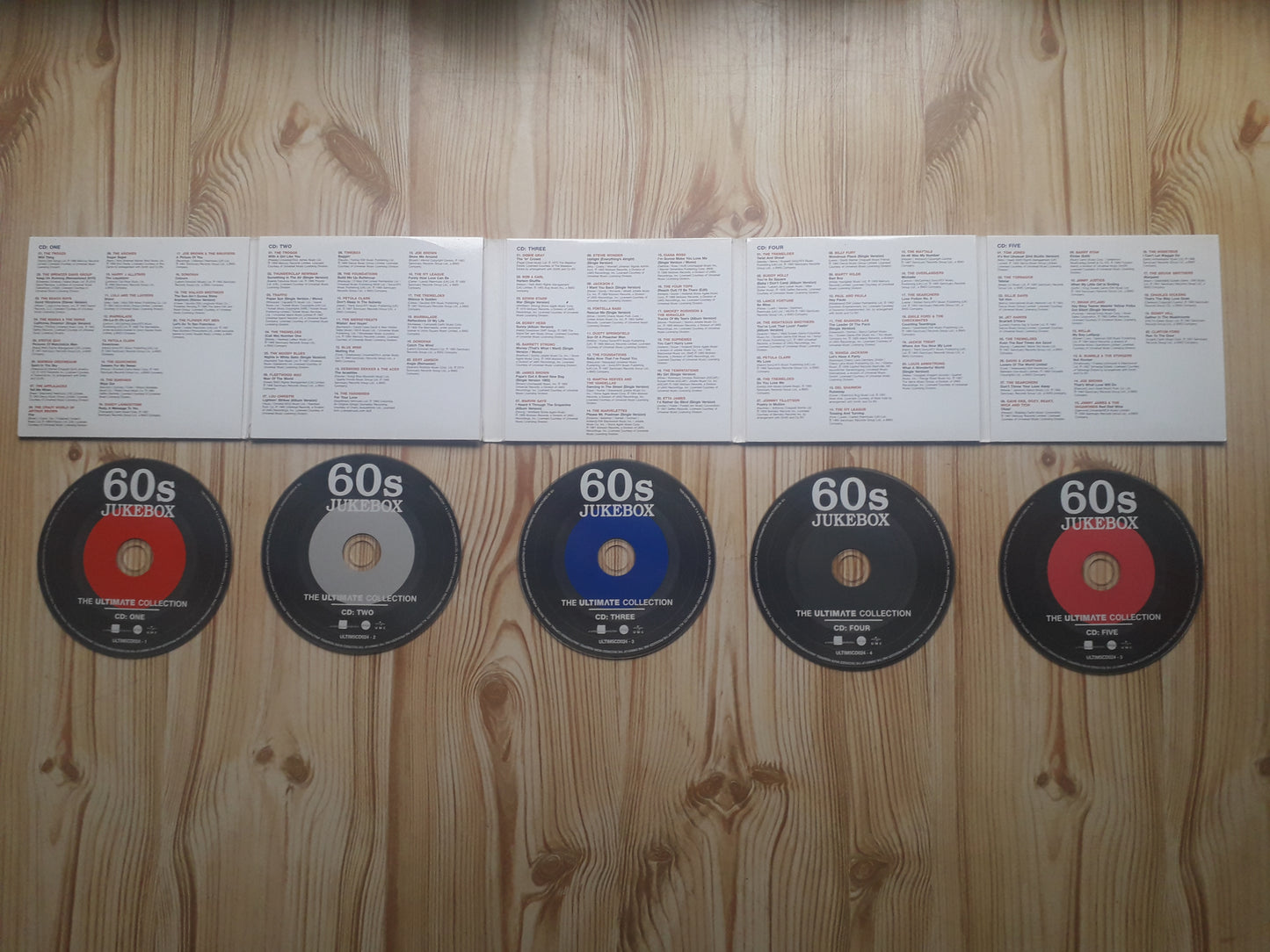 Various–60s Jukebox (The Ultimate Collection) 5 X CD (ULTIM5CD024)