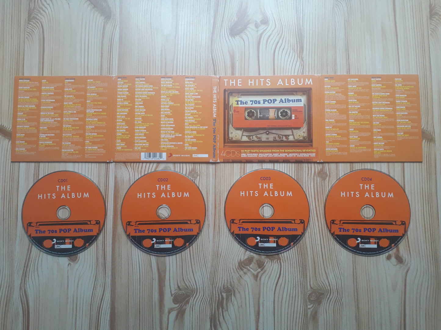 Various–The Hits Album The 70s Pop Album 4 X CD (19075944682)