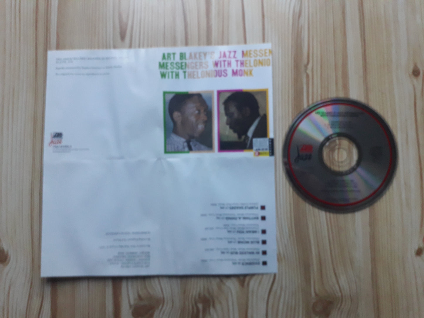 Art Blakey's Jazz Messengers With Thelonious Monk CD (7567-81332-2)