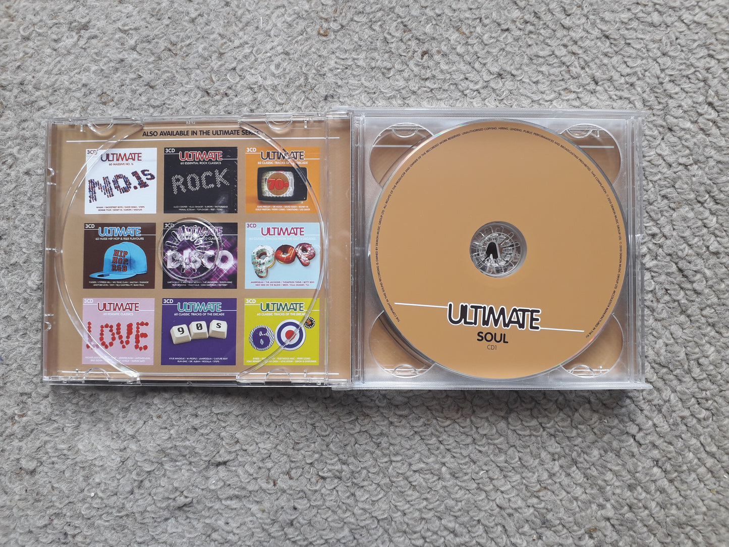 Various–Ultimate Soul (60 Smooth Soul Classics) 3 X CD (MCCDULT014)
