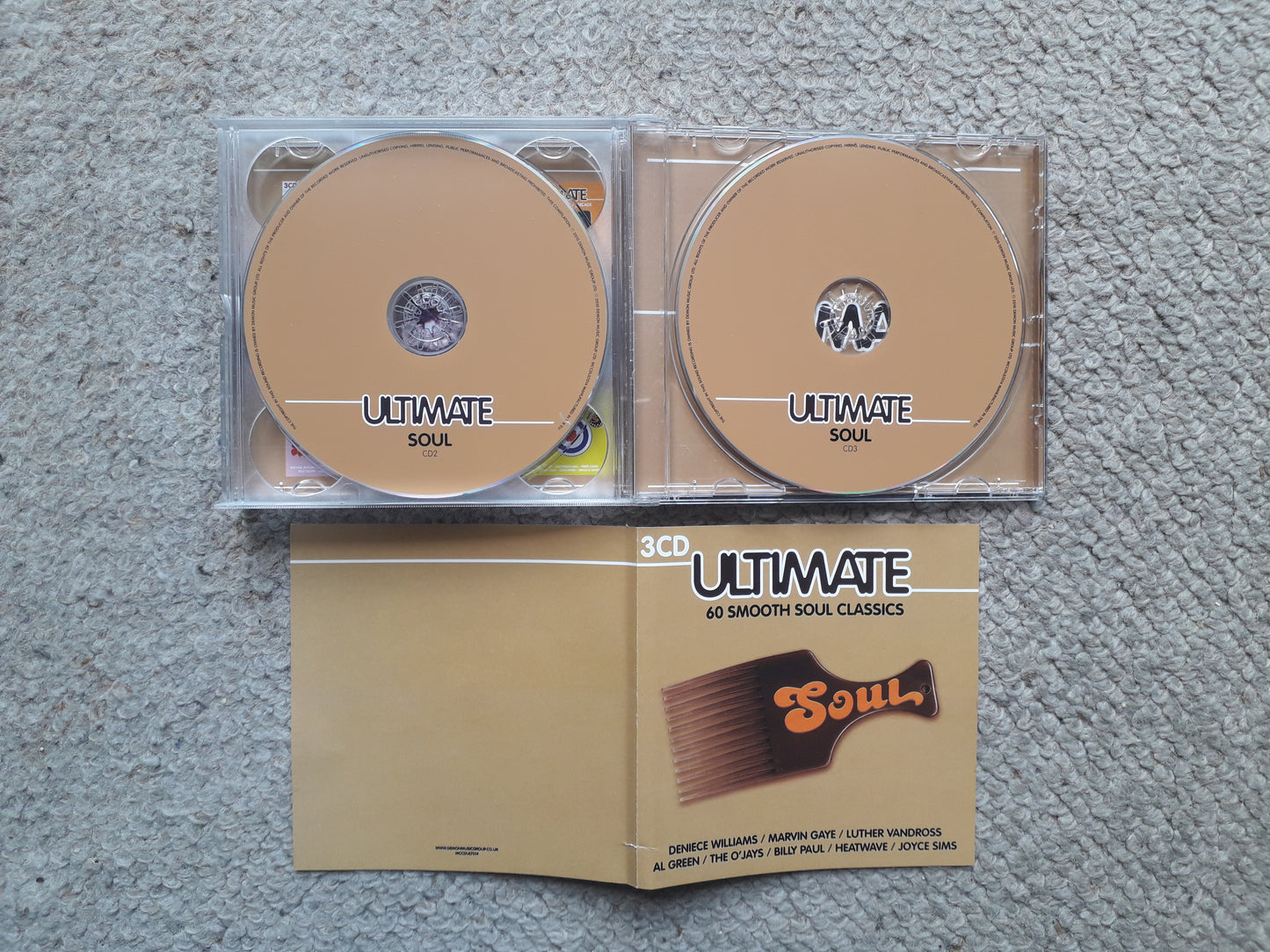 Various–Ultimate Soul (60 Smooth Soul Classics) 3 X CD (MCCDULT014)