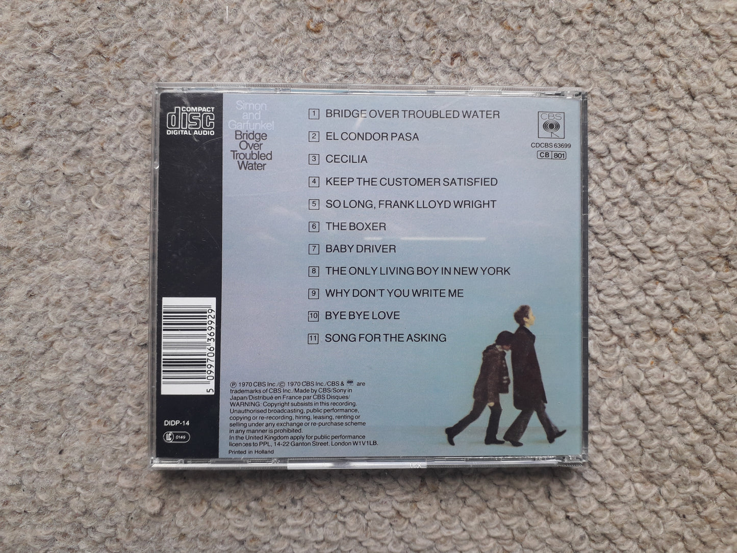 Simon & Garfunkel-Bridge Over Troubled Water CD (CDCBS 63699)