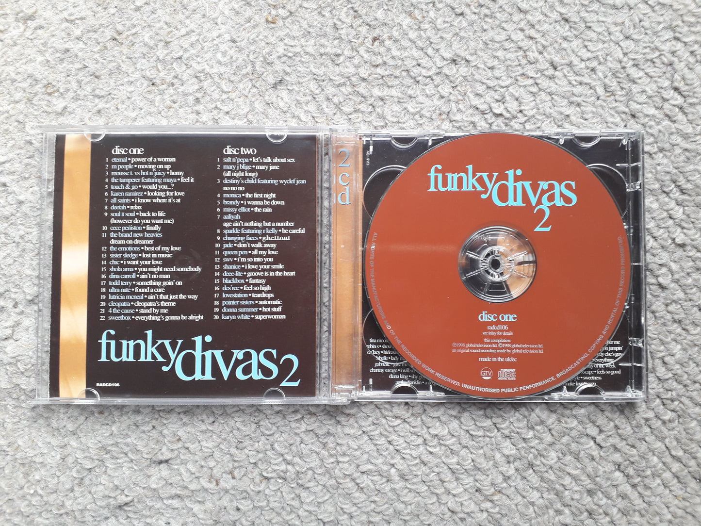 Various-Funky Divas 2 Double CD (RADCD106)