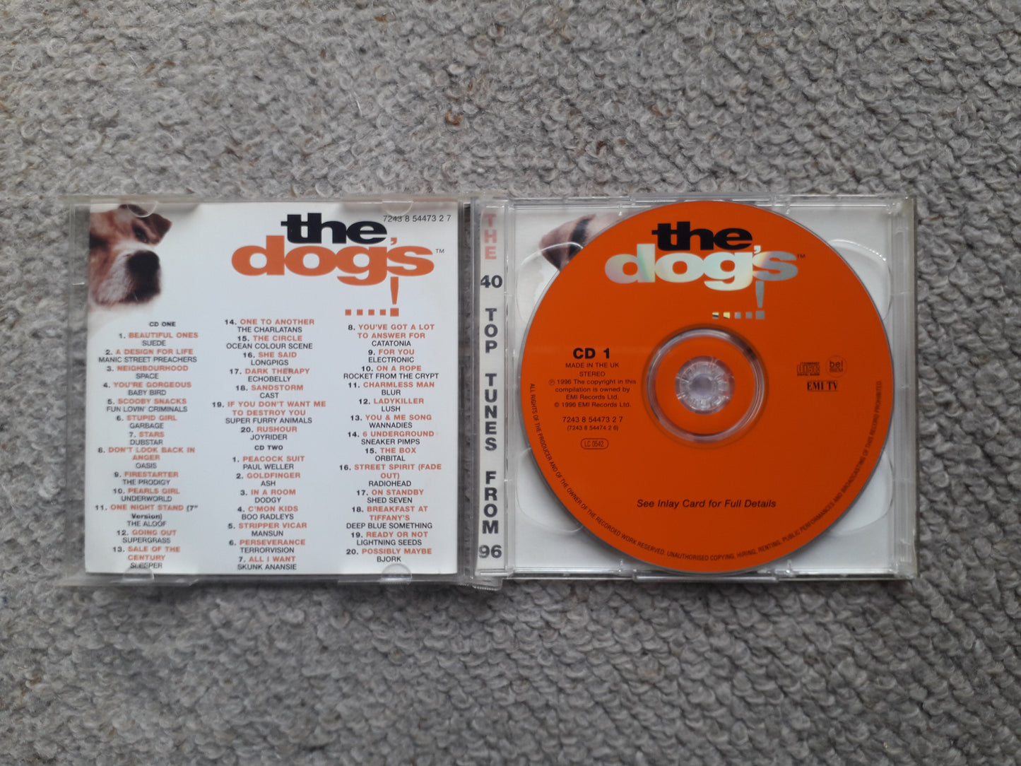 Various–The Dog's....! Double CD (7243 8 54473 2 7)