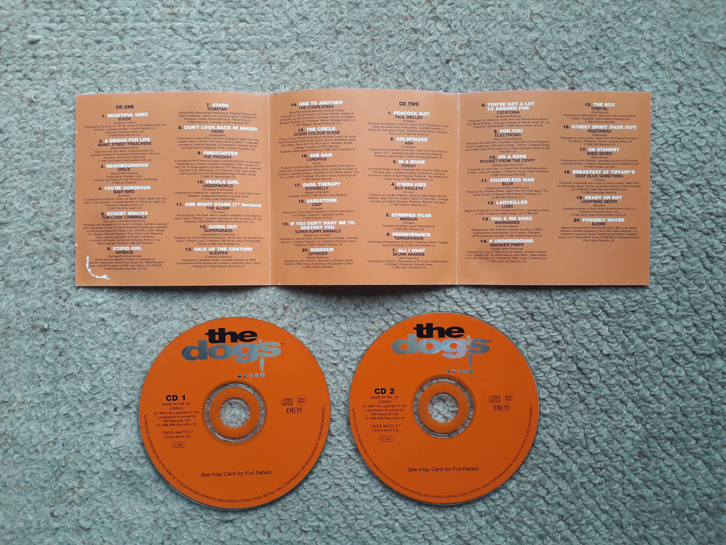 Various–The Dog's....! Double CD (7243 8 54473 2 7)