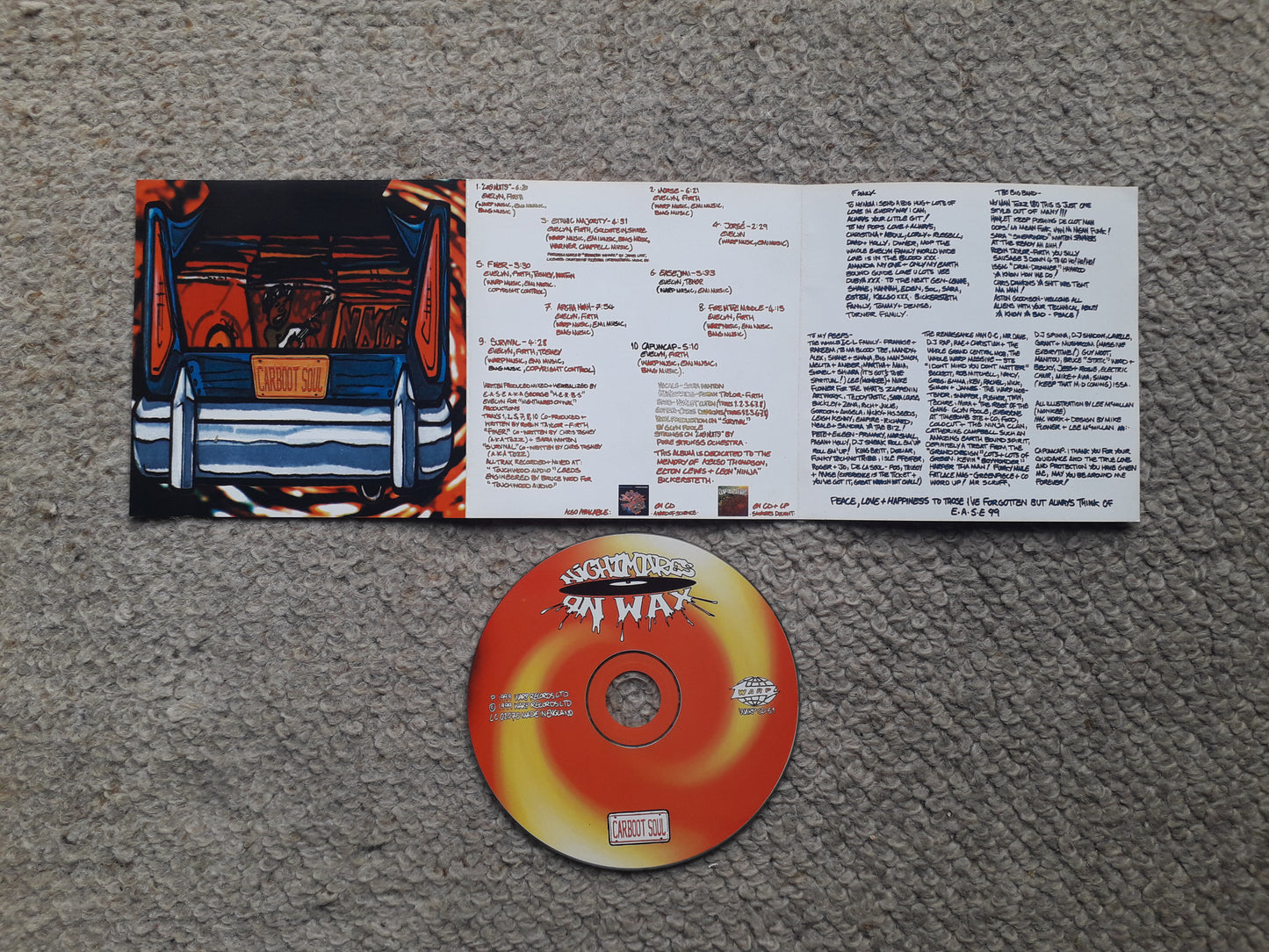 Nightmares On Wax-Carboot Soul CD (WARP CD 61)