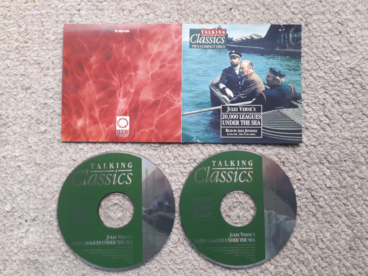 Jules Verne's-20,000 Leagues Under The Sea double CD (TC NCD 050) Read By Alex Jennings