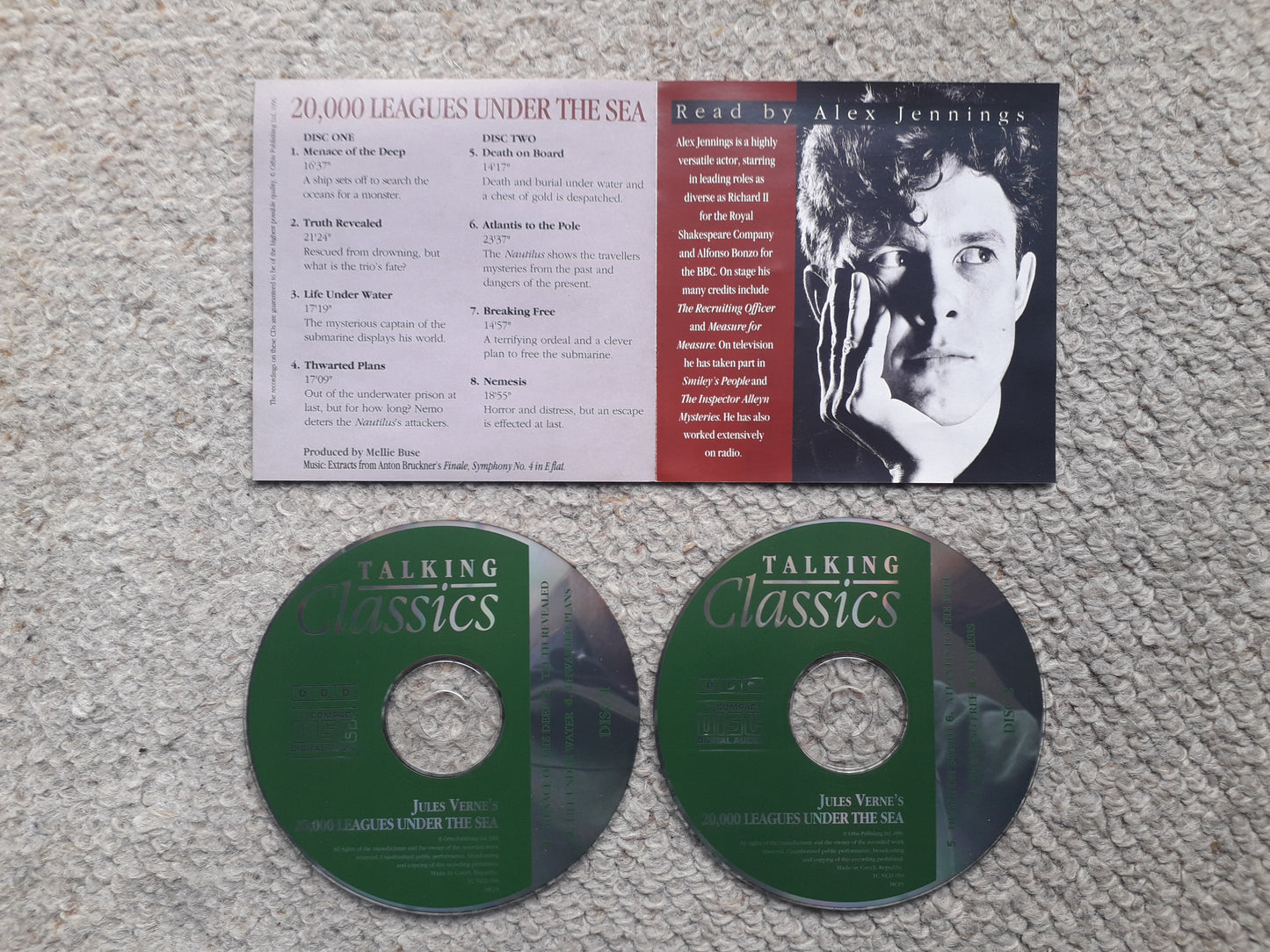 Jules Verne's-20,000 Leagues Under The Sea double CD (TC NCD 050) Read By Alex Jennings