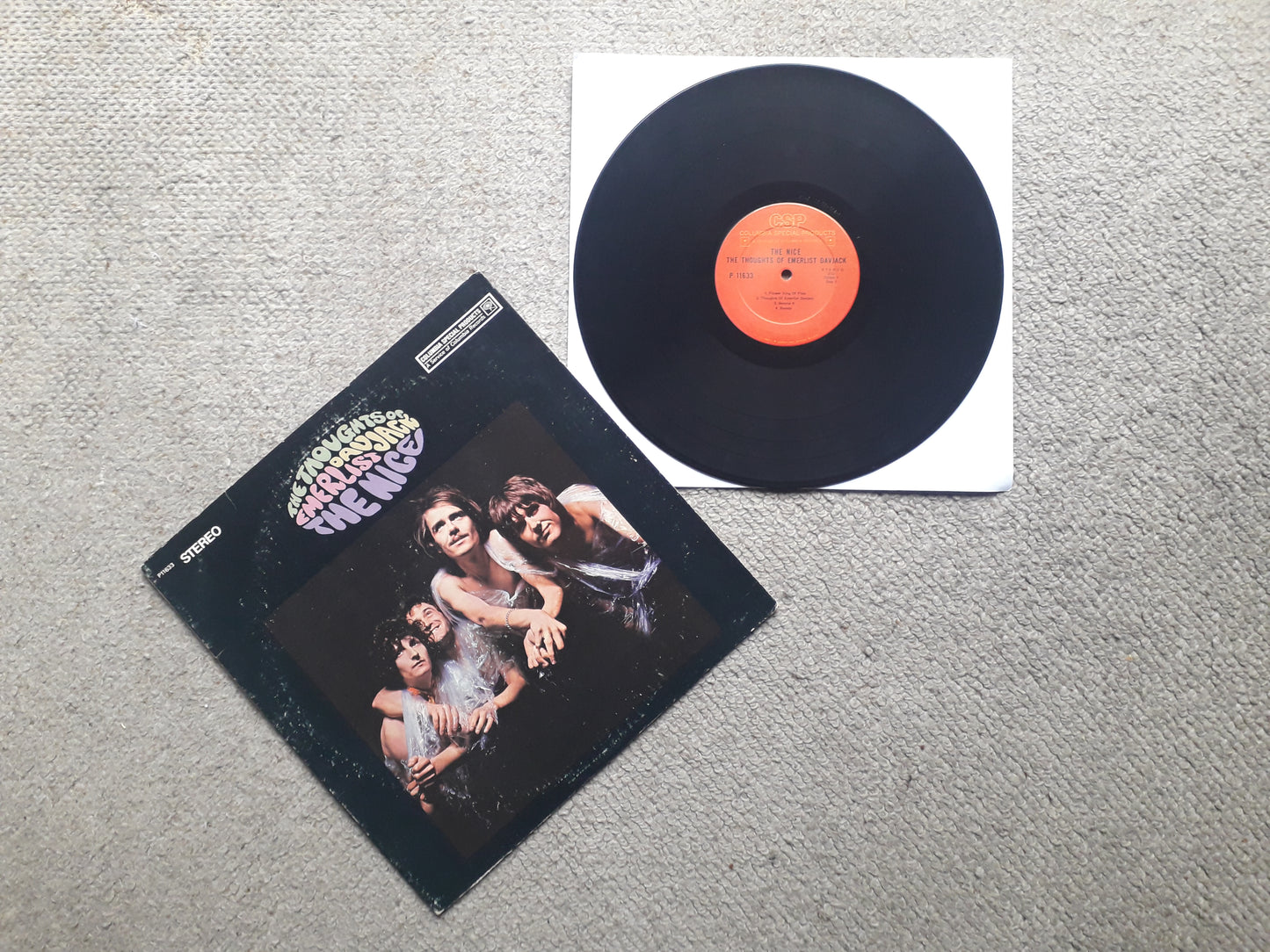 Nice – The Thoughts Of Emerlist Davjack LP (P 11633) USA
