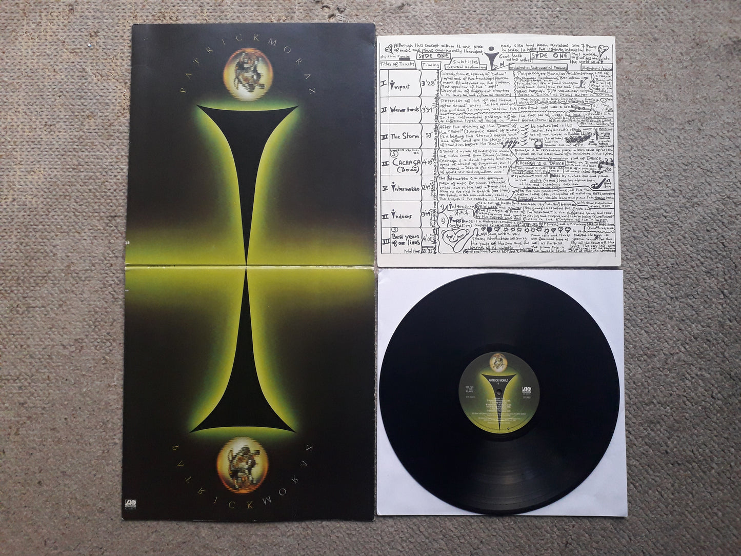 Patrick Moraz-The Story Of i LP (SD 18175) G/fold USA