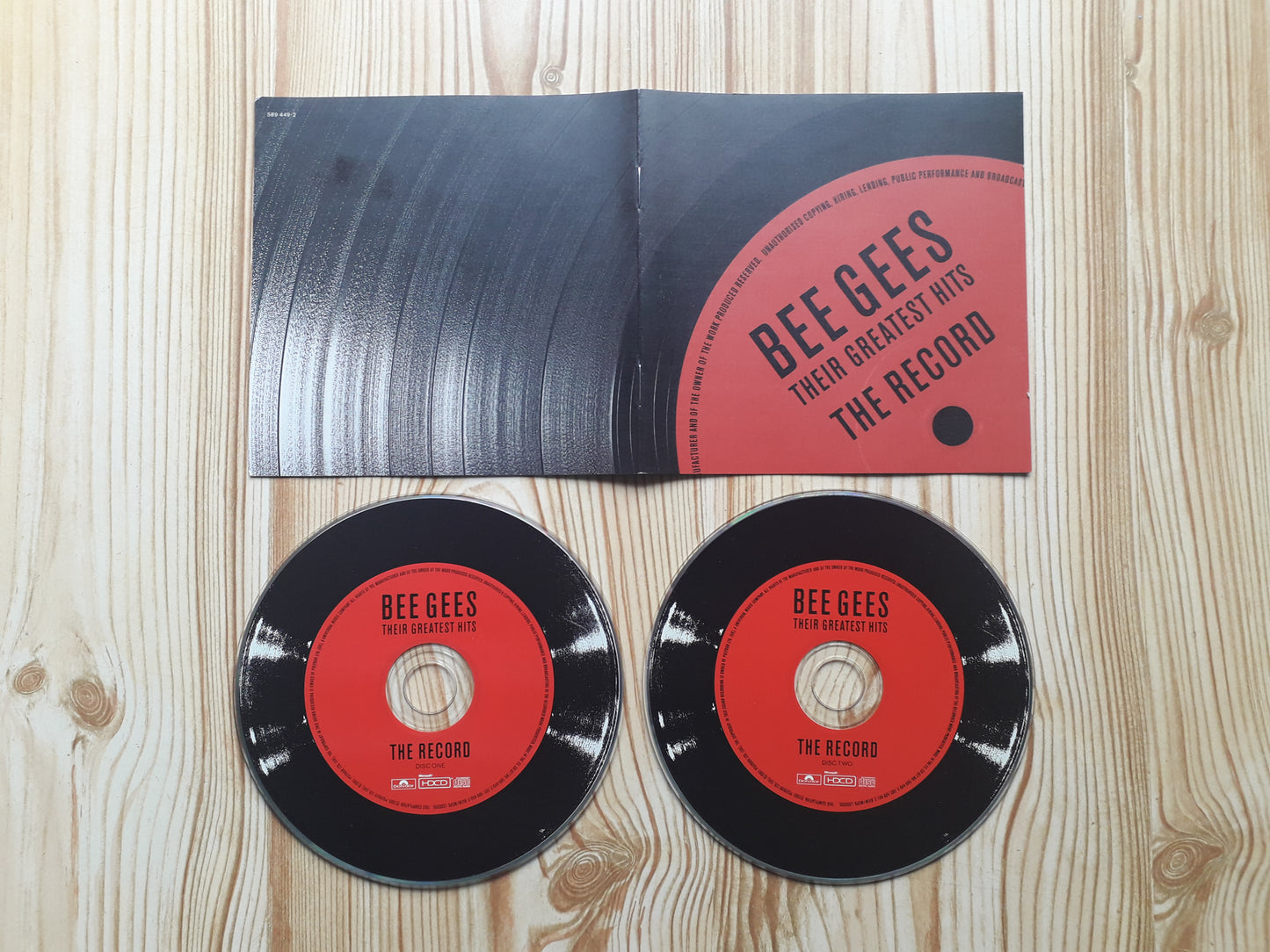 Bee Gees Their Greatest Hits The Record Dbl CD (589 449-2)