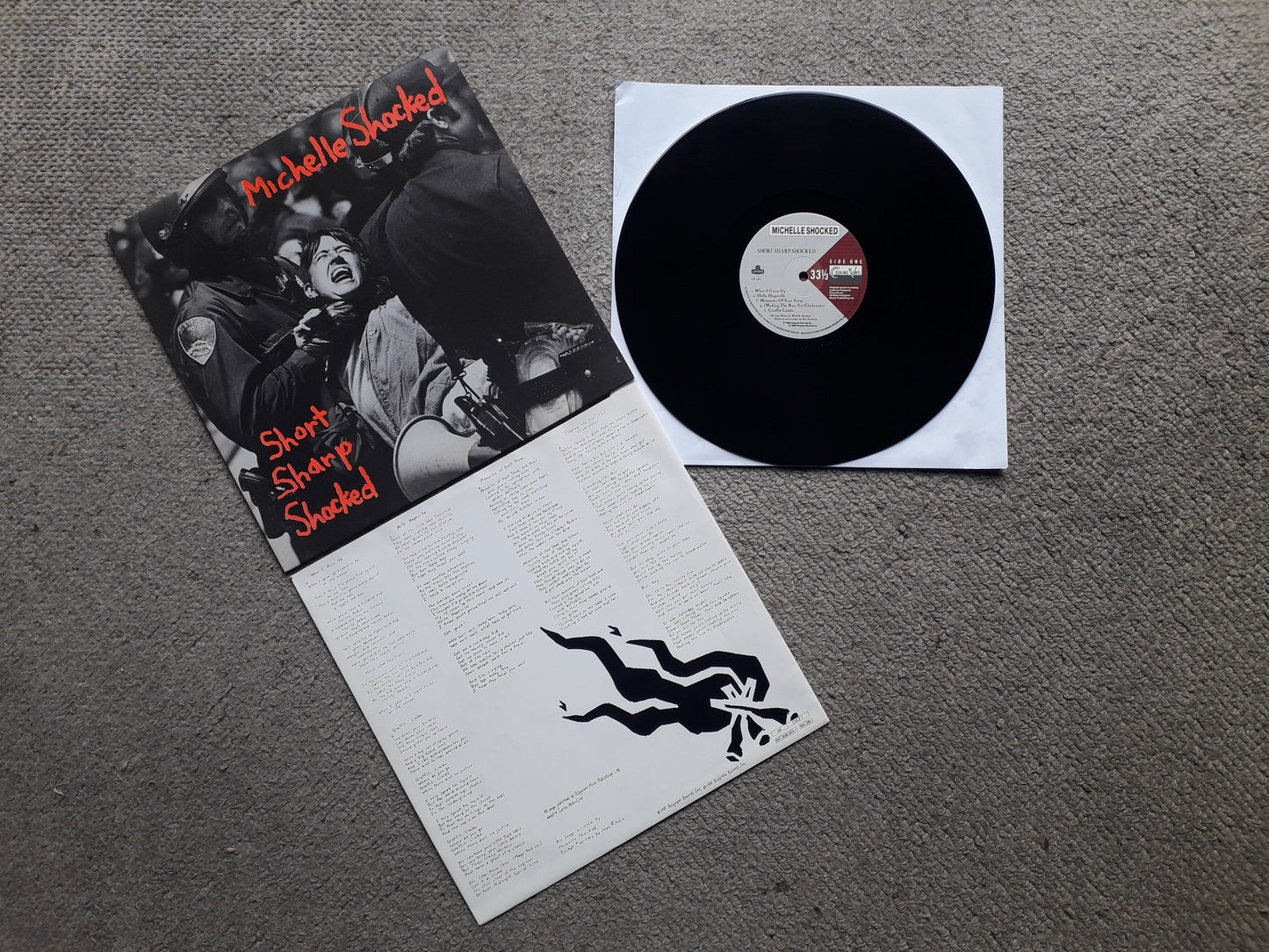 Michelle Shocked-Short Sharp Shocked LP (CVLP 1)