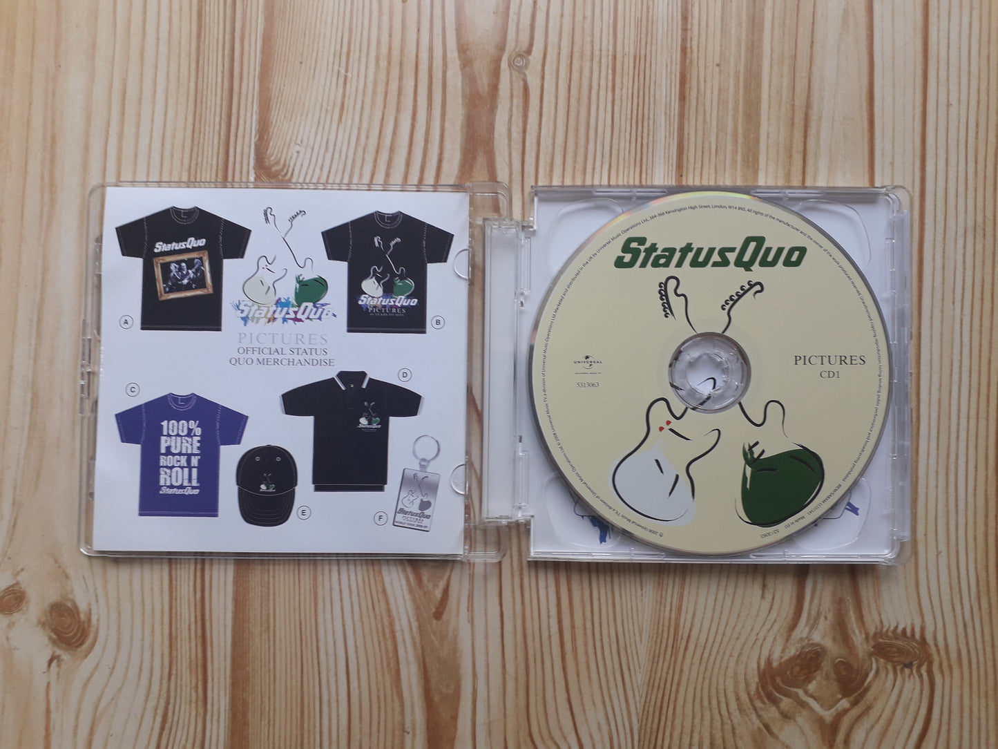 Status Quo-Pictures 40 Years Of Hits Dbl CD (5313061)