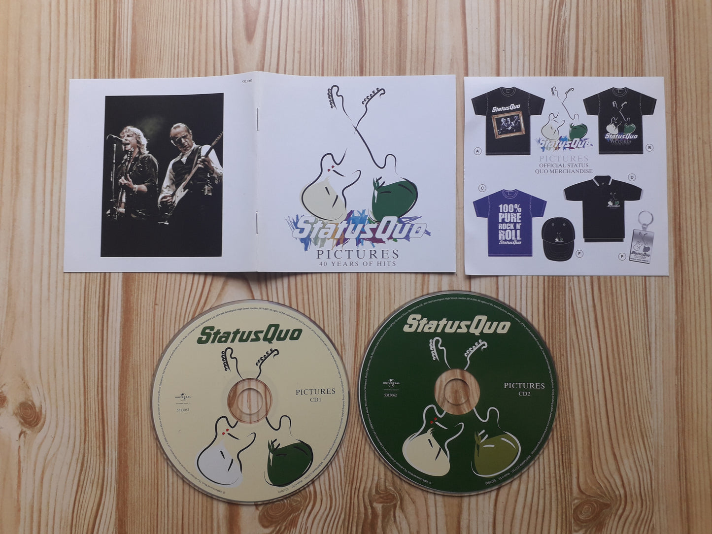 Status Quo-Pictures 40 Years Of Hits Dbl CD (5313061)