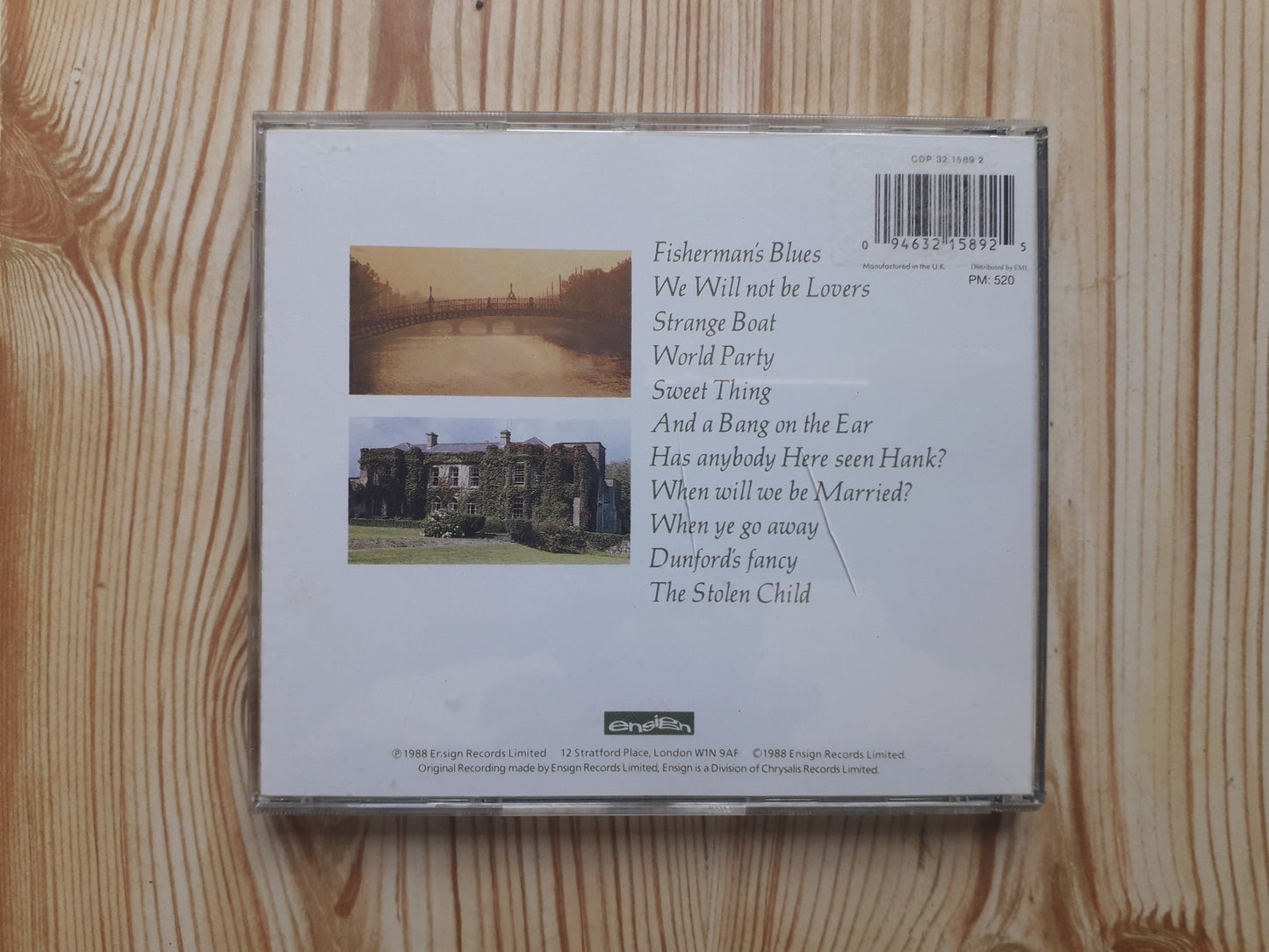 Waterboys-Fisherman's Blues CD (CDP 32 1589 2)