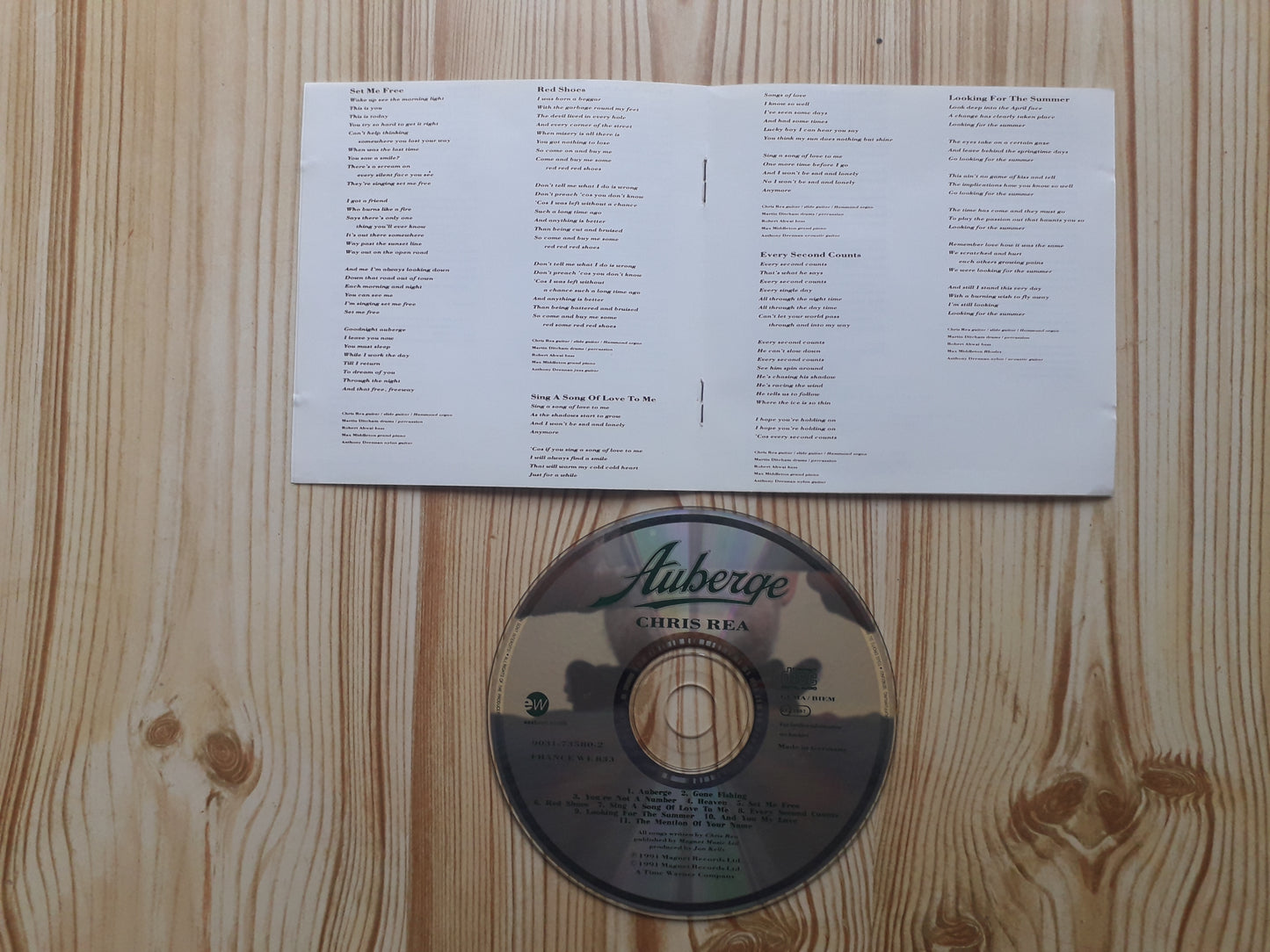 Chris Rea-Auberge CD (9031-73580-2)