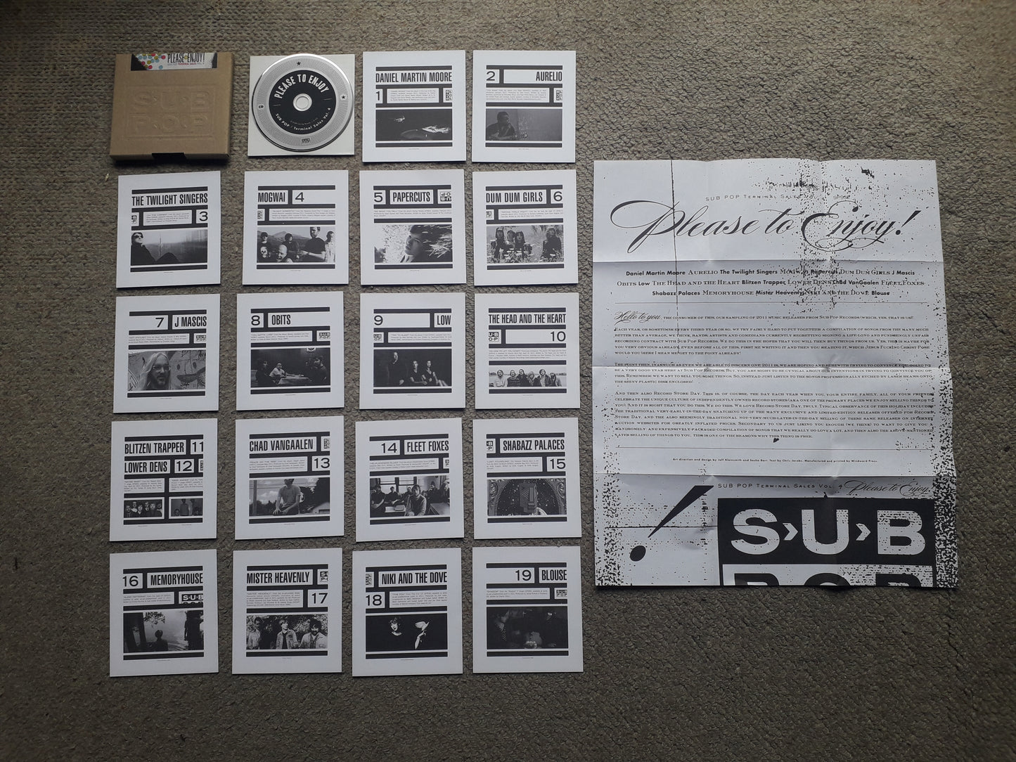 Various-Terminal Sales Vol. 4 Please Enjoy Sub Pop Limited CD (SP 932)