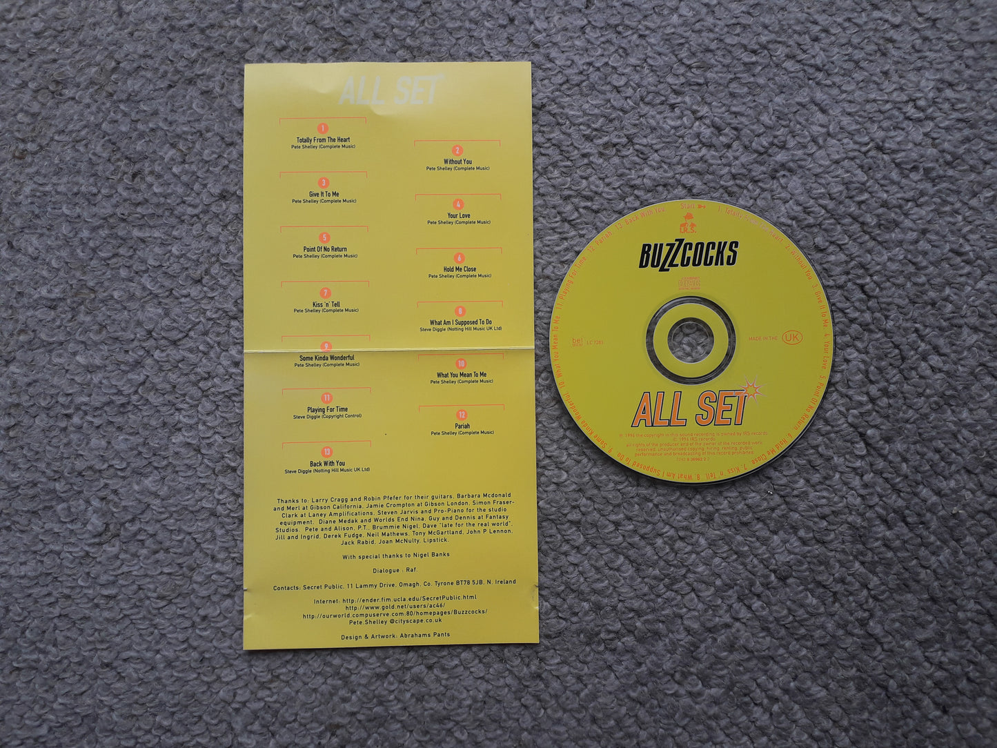 Buzzcocks-All Set CD (7243 8 36962 22)