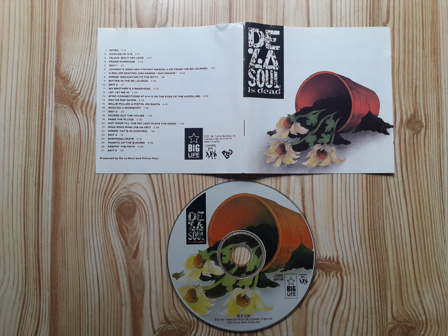 De La Soul-De La Soul Is Dead CD (BLR CD8)