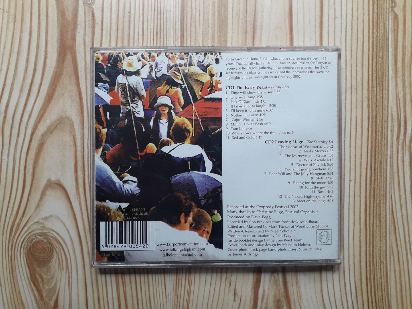Fairport Convention-Festival Cropredy 2002 Dbl CD (TECD054)