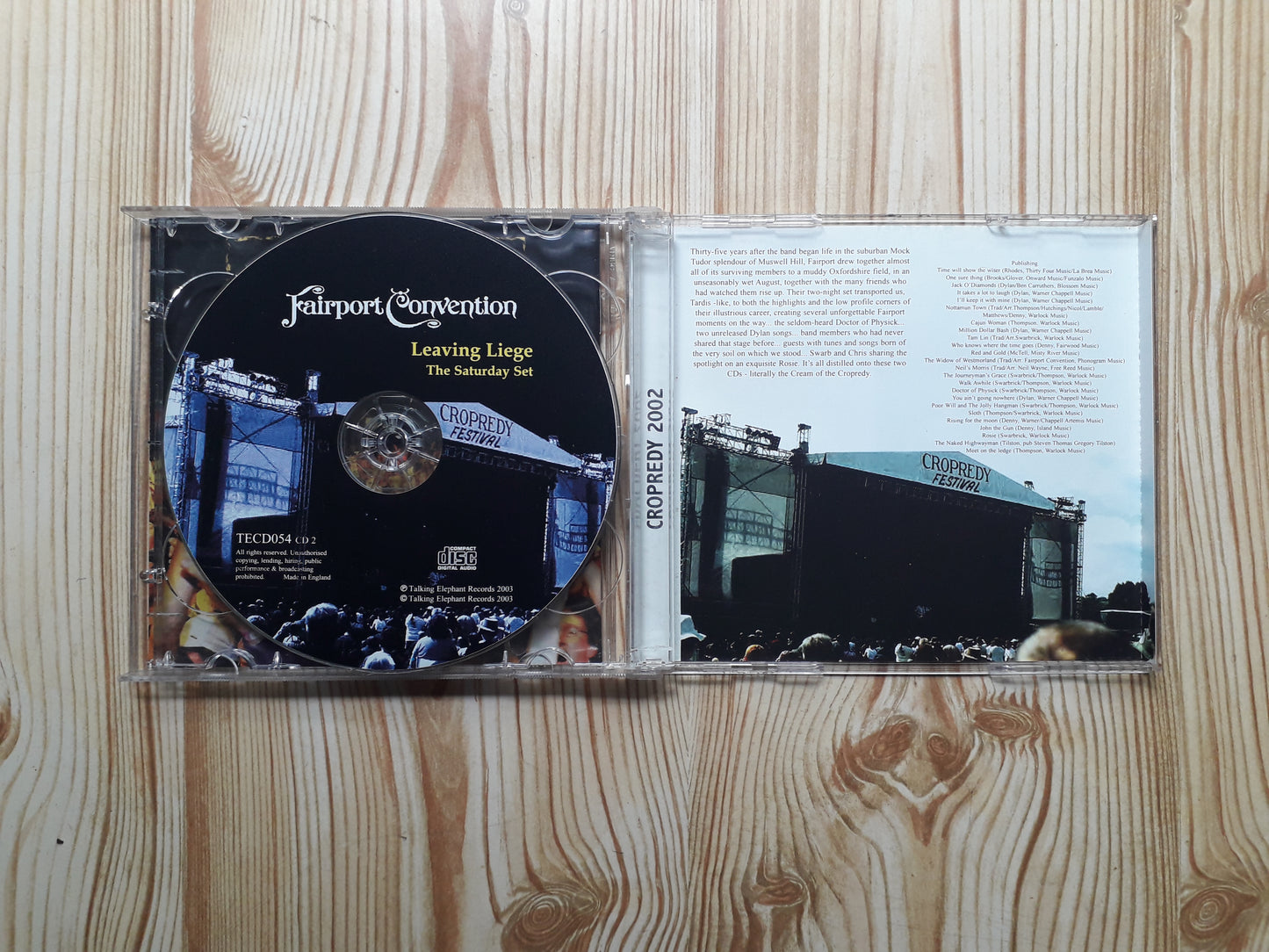 Fairport Convention-Festival Cropredy 2002 Dbl CD (TECD054)
