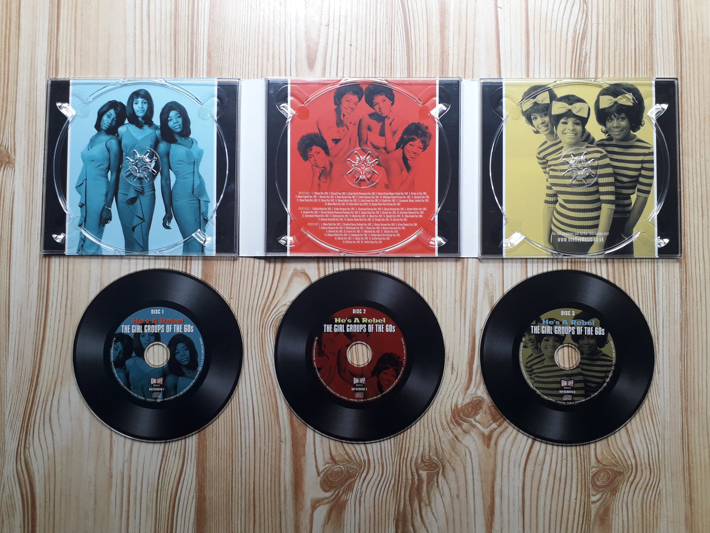 Various–He's A Rebel - The Girl Groups Of The 60's Triple CD Set