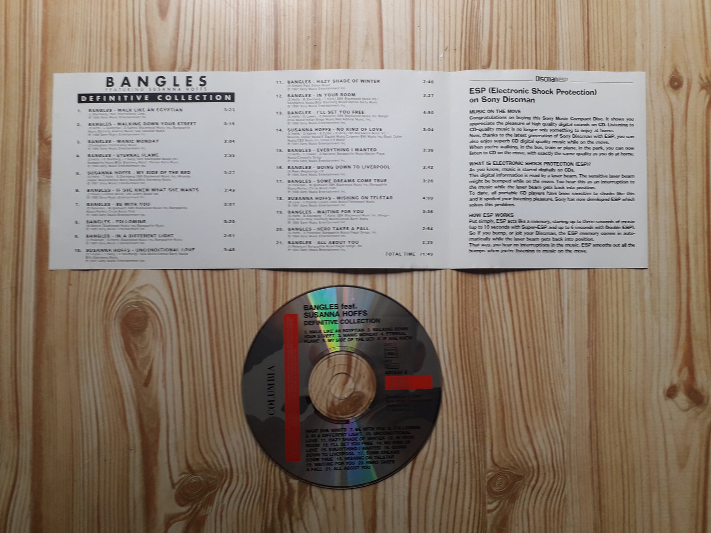 Bangles Featuring Susanna Hoffs–Definitive Collection CD (480544 2)