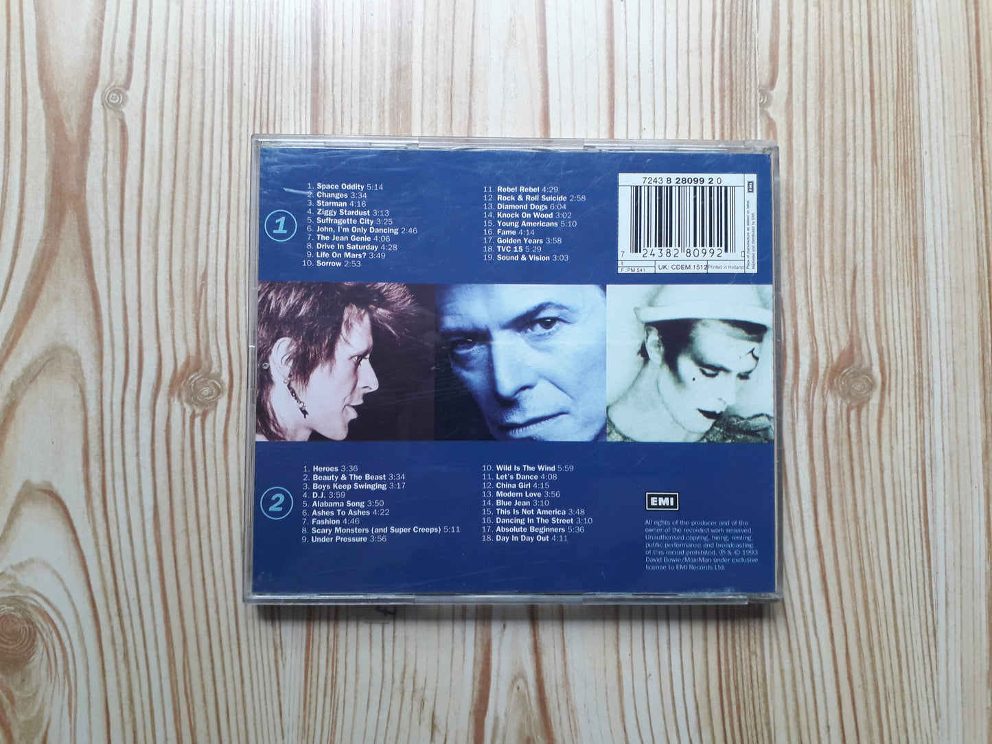 David Bowie-The Singles Collection Dbl CD (7243 8 28099 2 0)