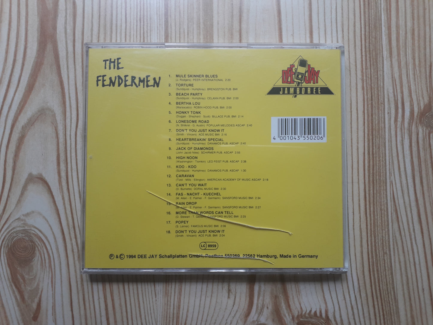Fendermen–Mule Skinner Blues CD (DJ-CD 55020)