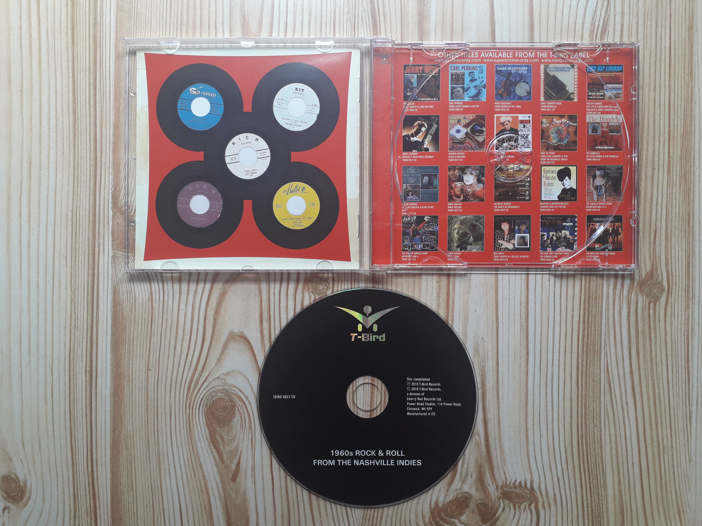 Various–1960s Rock & Roll From The Nashville Indies CD (TBIRD 0023 CD)