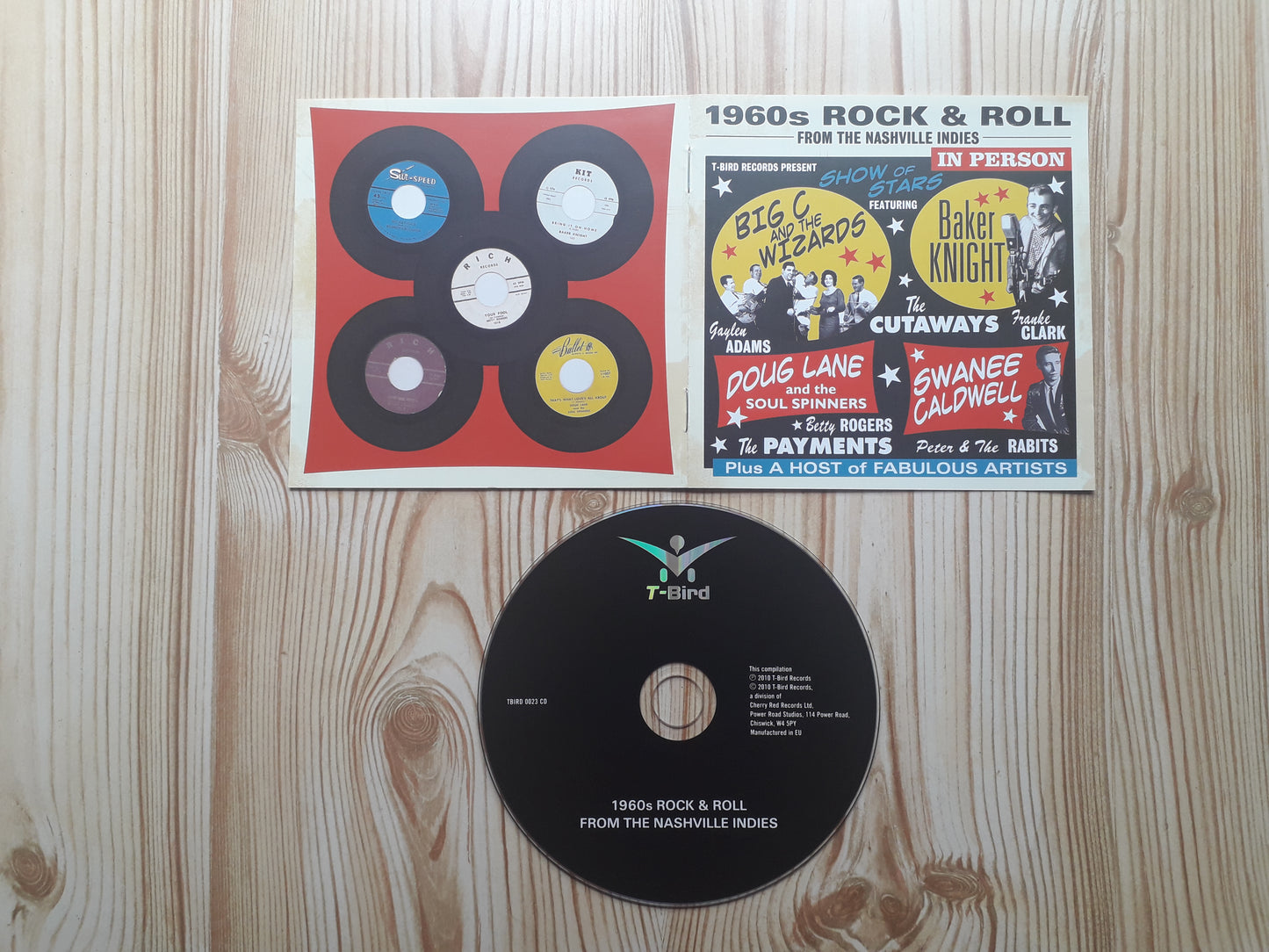 Various–1960s Rock & Roll From The Nashville Indies CD (TBIRD 0023 CD)