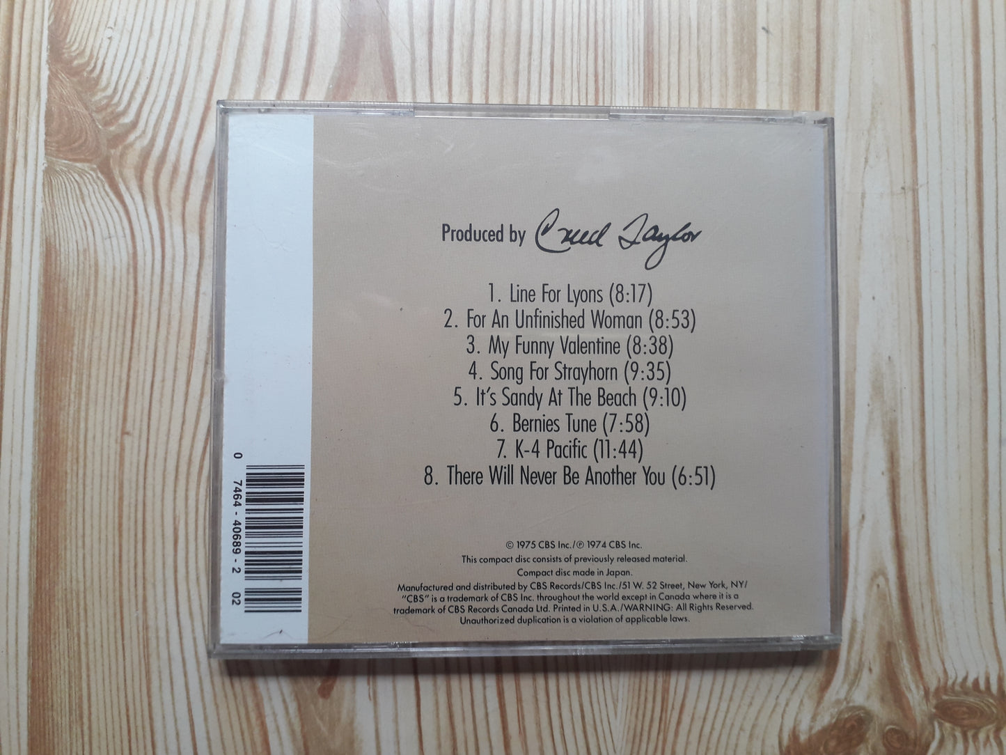 Gerry Mulligan / Chet Baker–Carnegie Hall Concert CD (ZK 40689)