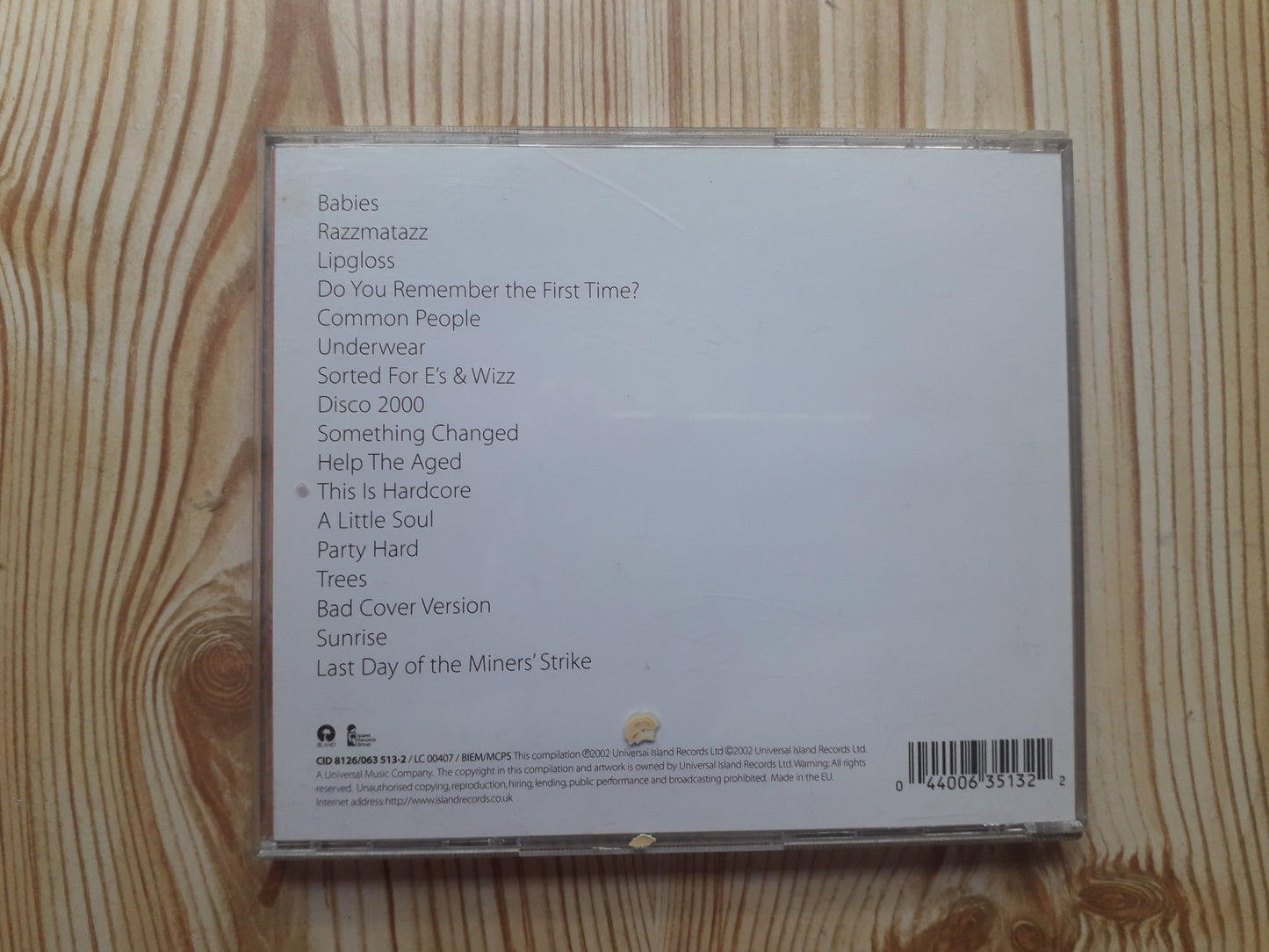 Pulp-Hits CD Special Edition (CID 8126)