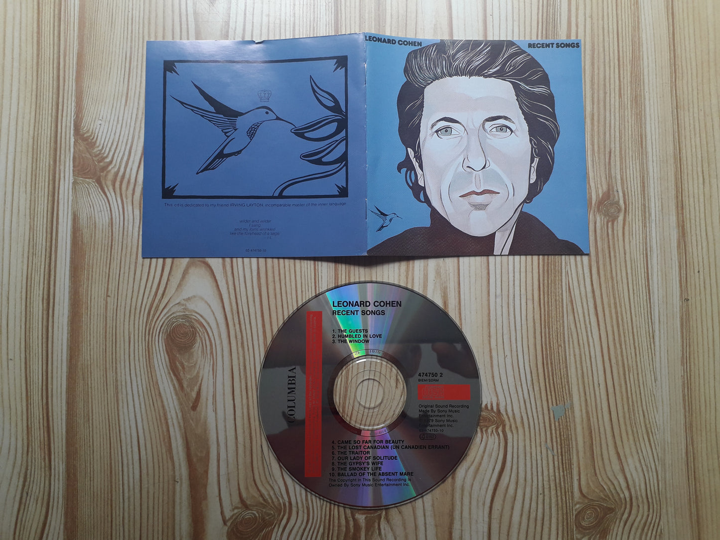 Leonard Cohen-Recent Songs CD (474750 2)