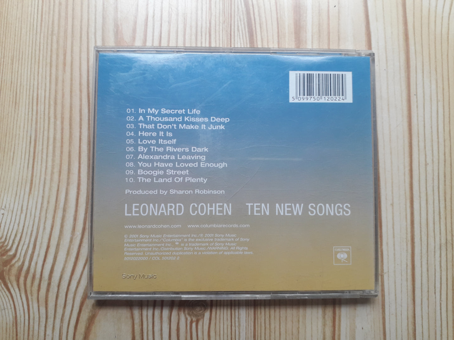 Leonard Cohen-Ten New Songs CD (501202 2)