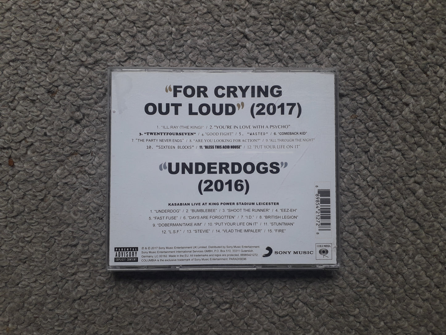 Kasabian-For Crying Out Loud (2017) Deluxe Dbl CD (PARADISE96)