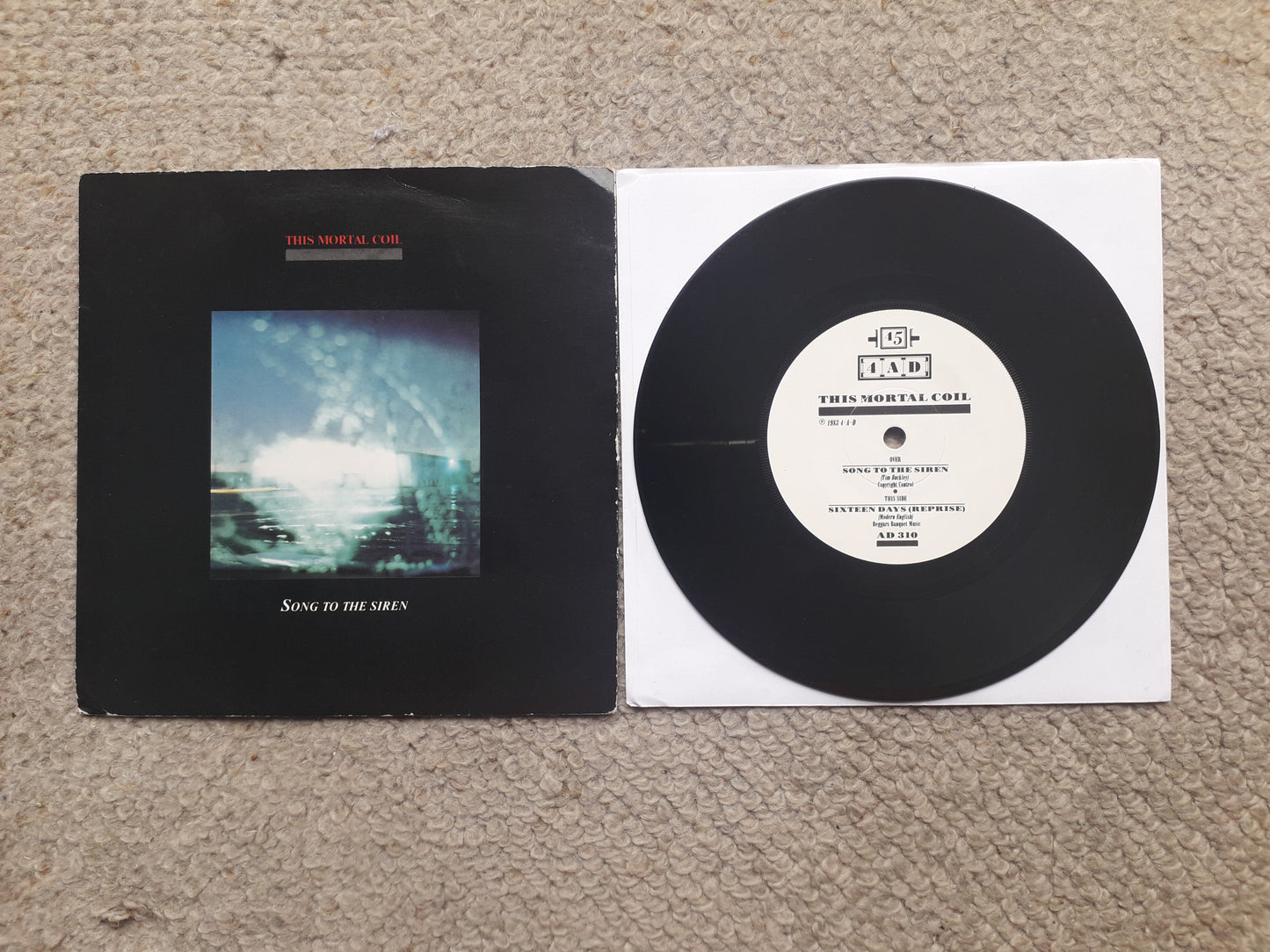 This Mortal Coil-Song To The Siren 7" (AD 310)