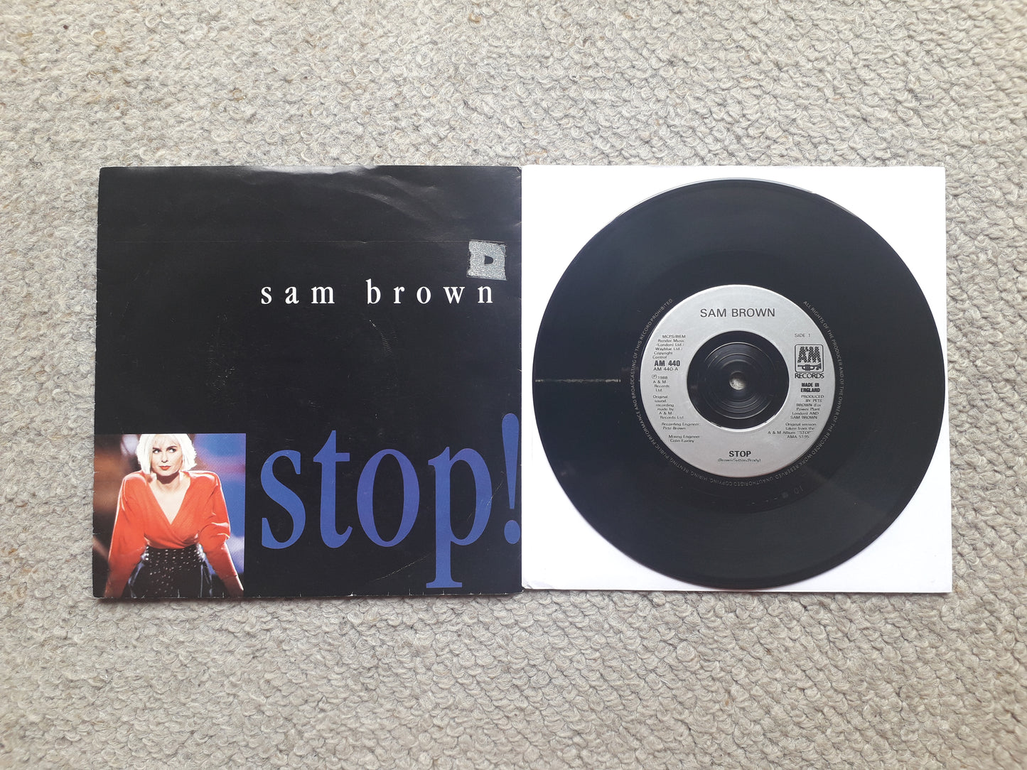 Sam Brown-Stop! 7" (AM 440)