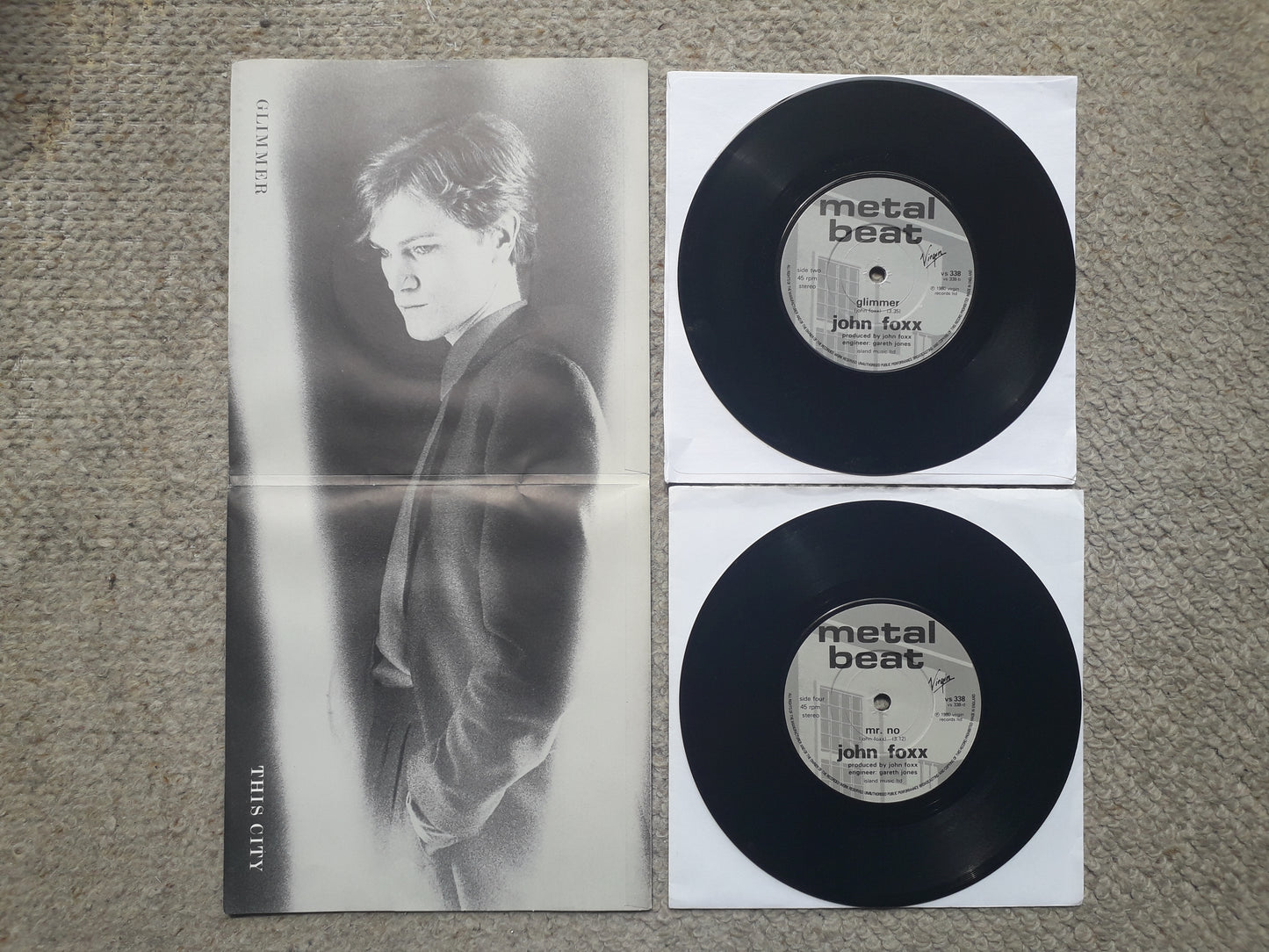 John Foxx-No-One Driving Dbl 7" (VS338)