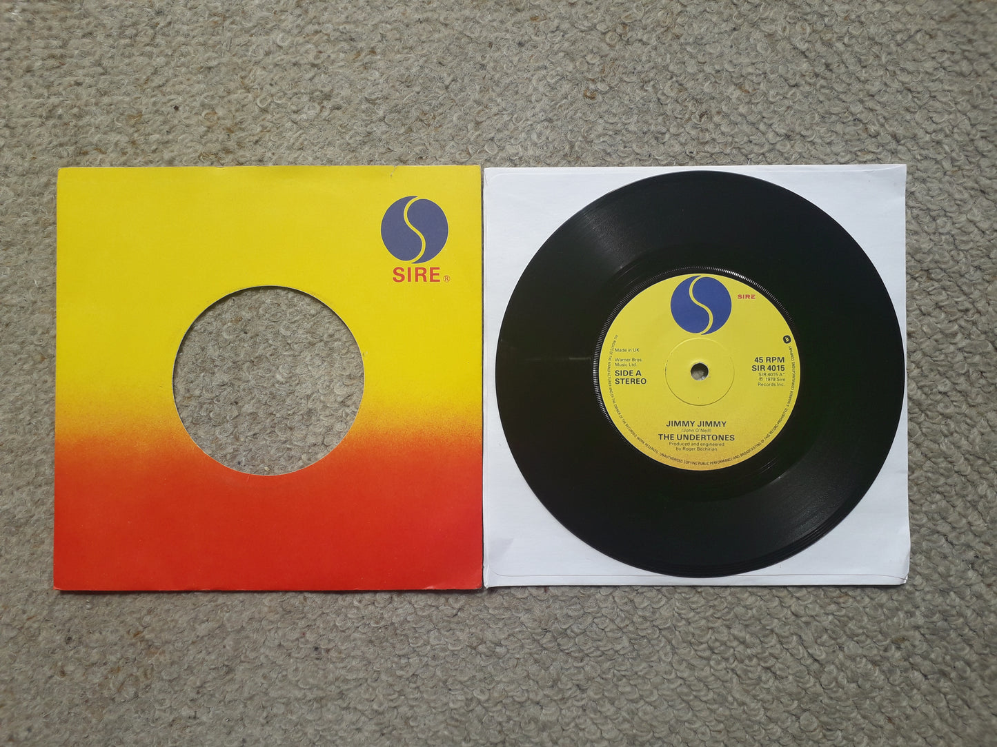 Undertones-Jimmy Jimmy 7" (SIR 4015)