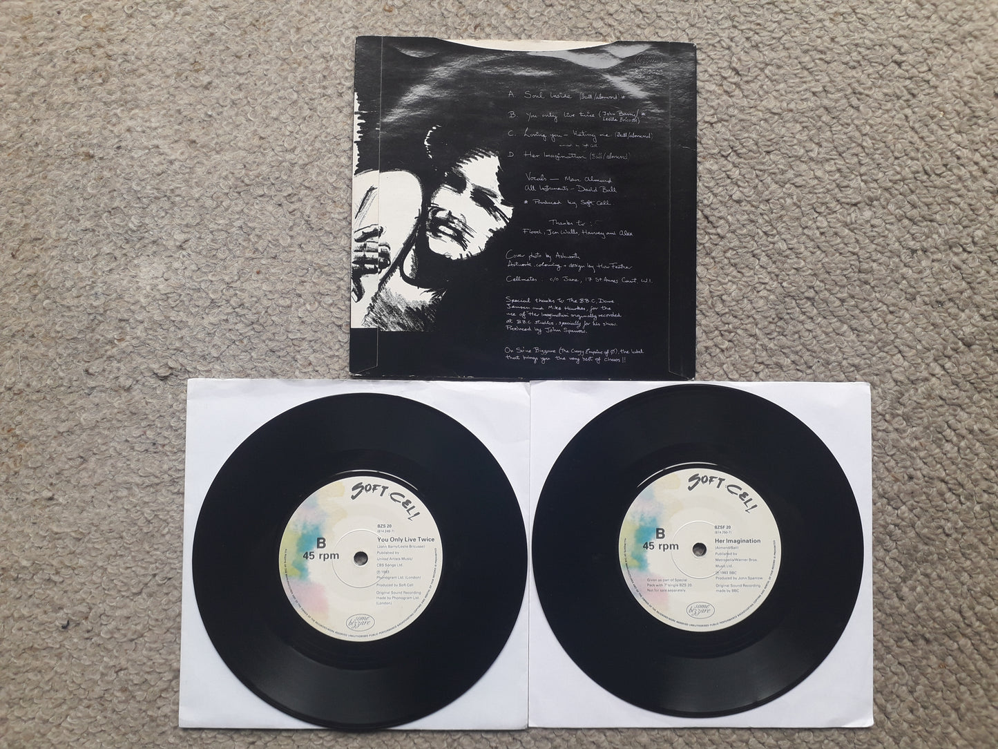 Soft Cell-Soul Inside Limited dbl 7" (BZS 2020)