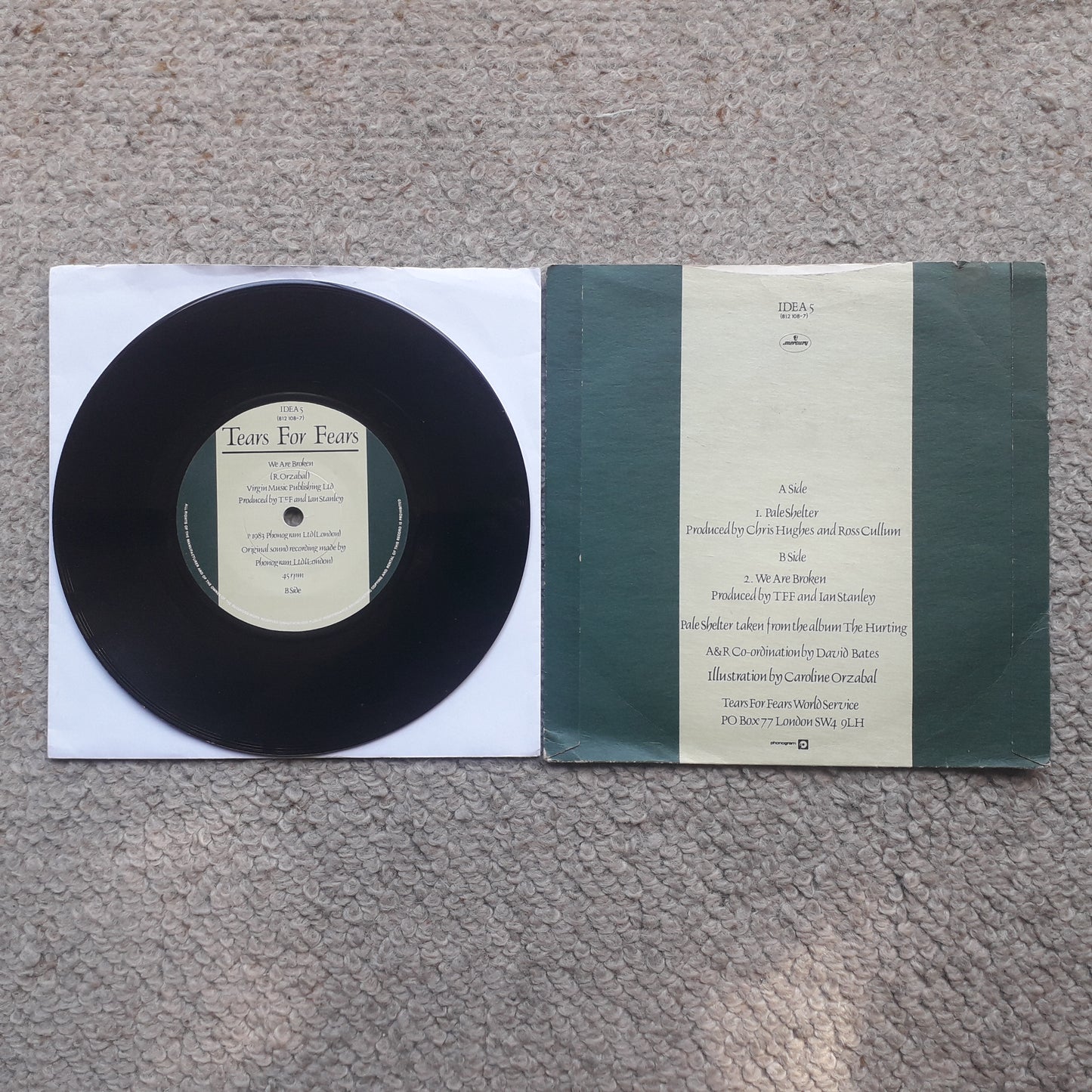 Tears For Fears-Pale Shelter 7" (IDEA 5)