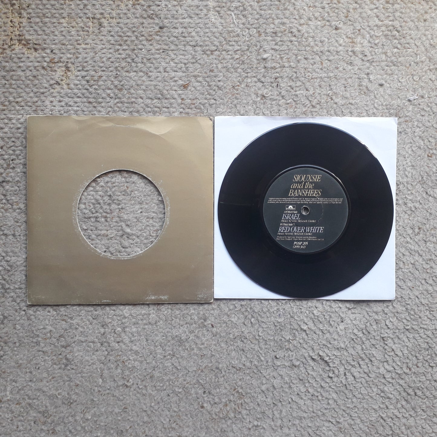 Siouxsie & The Banshees-Israel 7" (POSP 205)