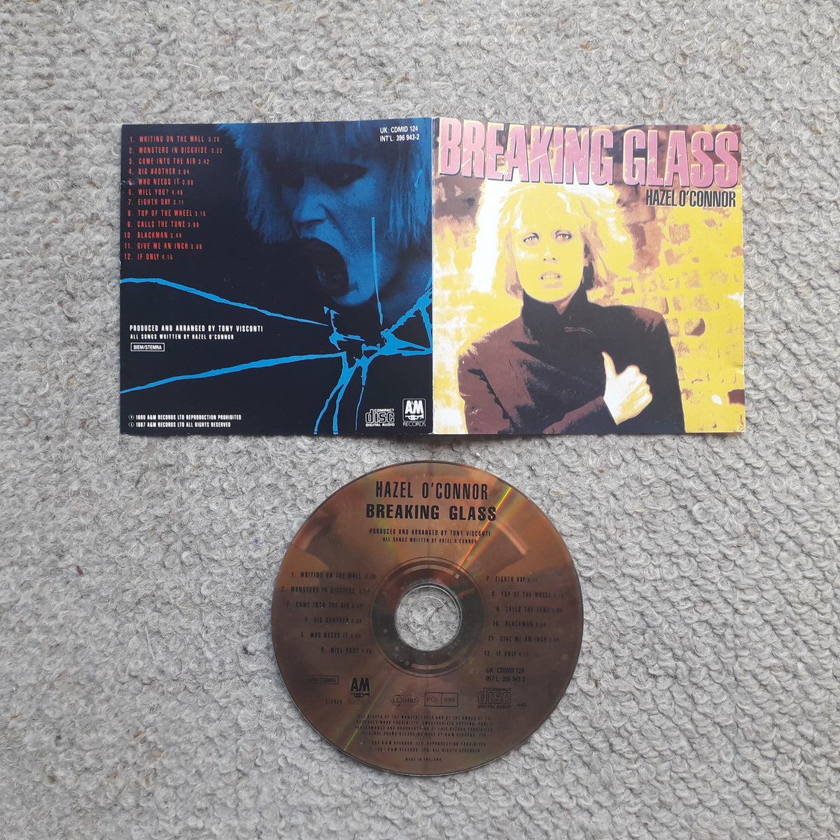 Hazel  O'Connor-Breaking Glass CD (CDMID 124)