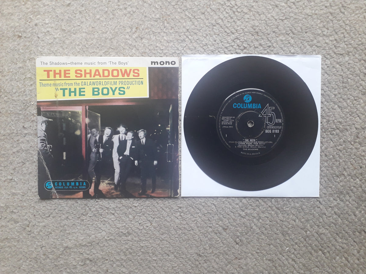 Shadows–Theme Music From "The Boys" 7" EP (SEG 8193)