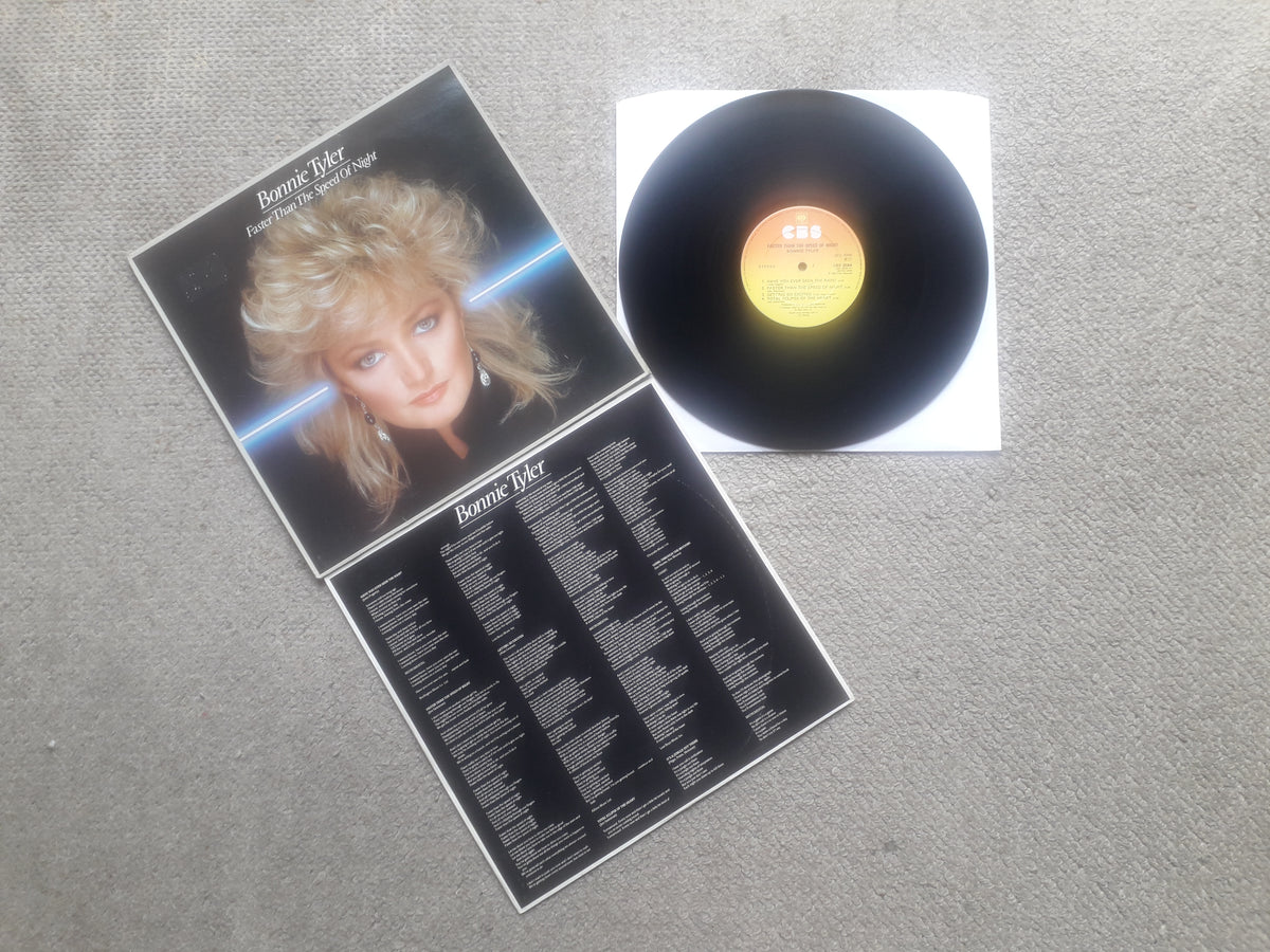 Bonnie Tyler-Faster Than The Speed Of Light LP (CBS 25304)