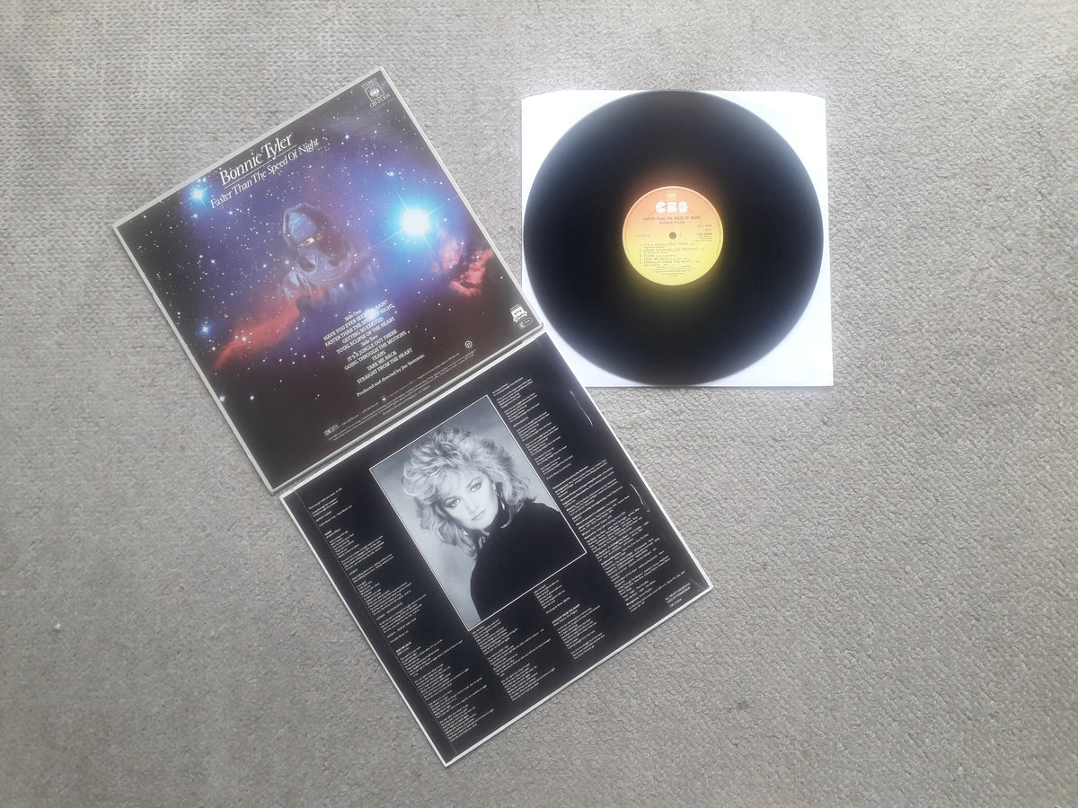 Bonnie Tyler-Faster Than The Speed Of Light LP (CBS 25304)